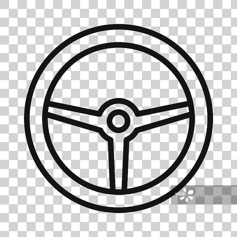 精准方向盘驾驶图标图片素材