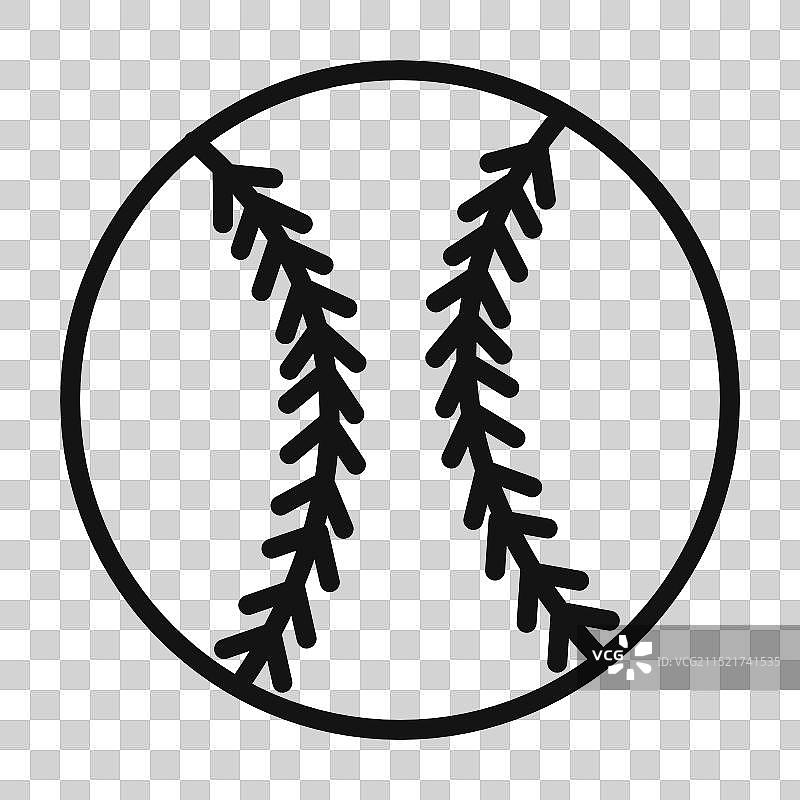 棒球图标包：团队运动器材图片素材