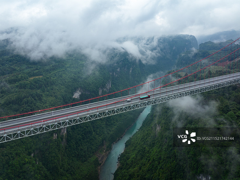 张花澧水大桥图片素材
