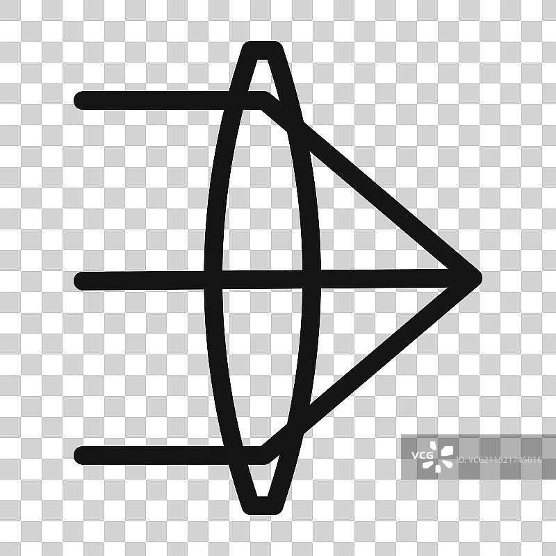 凸面图标黑色线条艺术图片素材