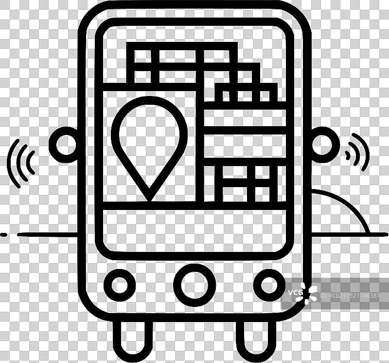 公交导航图片素材