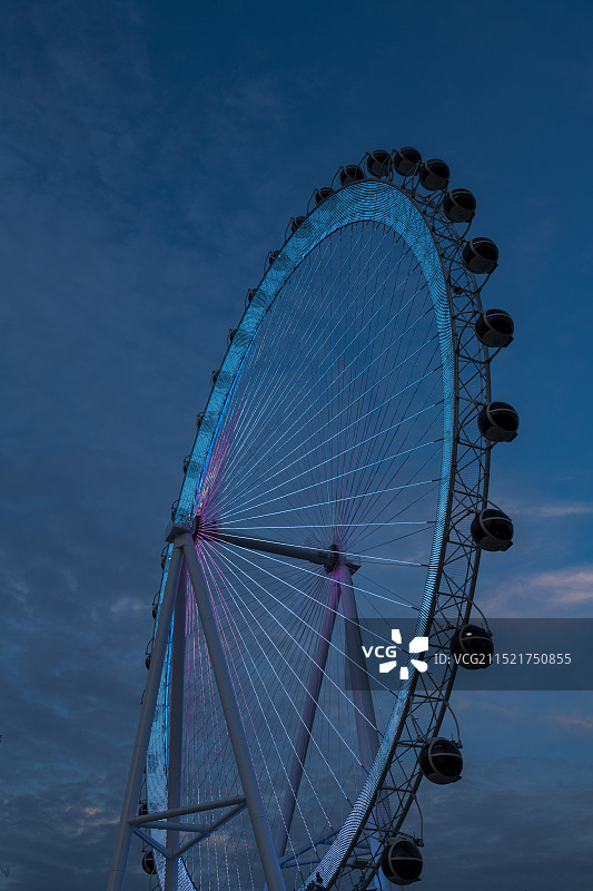 衡阳雁城之星摩天轮图片素材