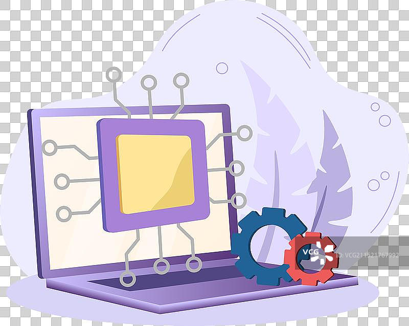 人工智能开发流程图片素材