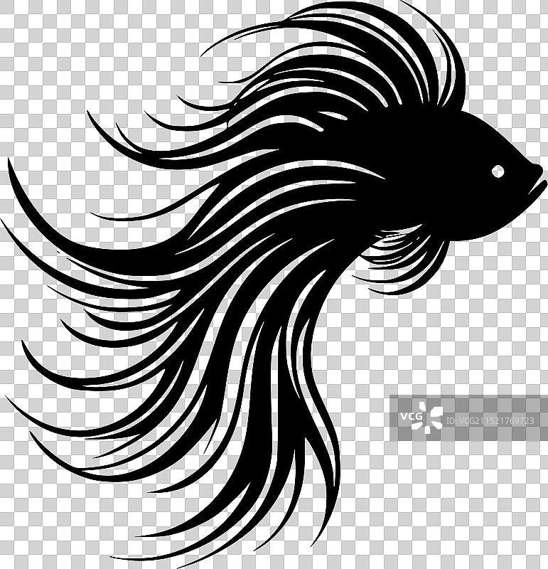 斗鱼扁平风简约logo图片素材