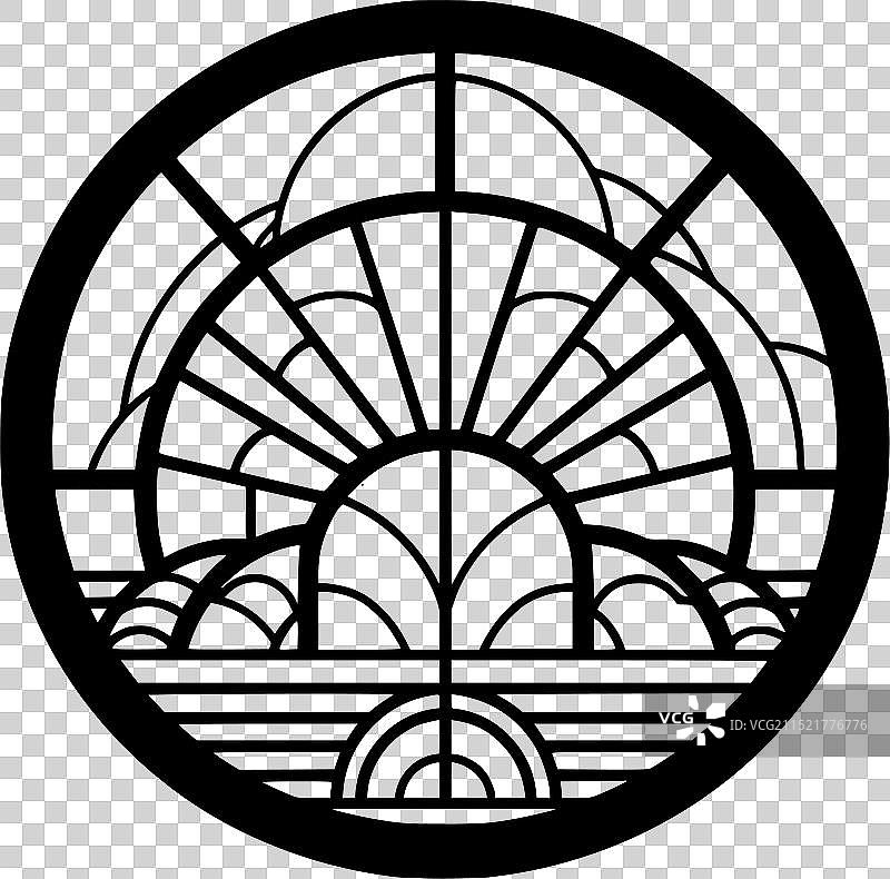 彩色玻璃高质量标志图片素材