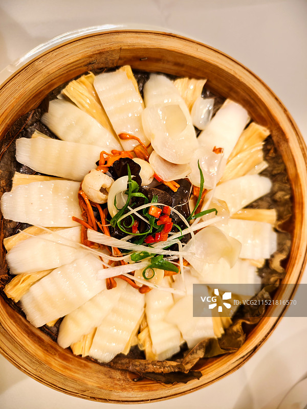 洁白的淮山图片素材