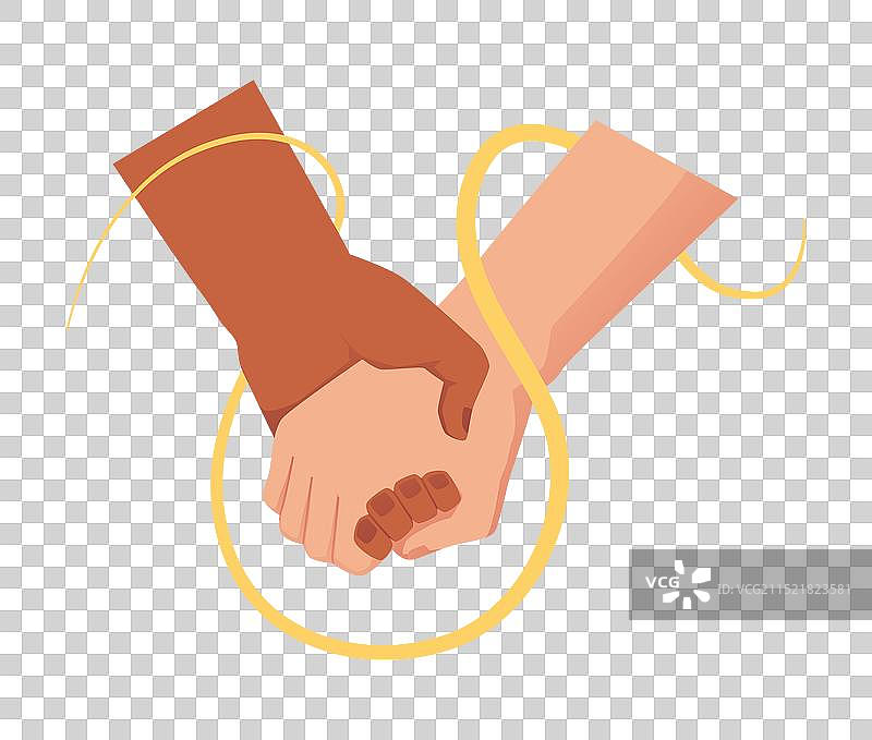 人们手牵着手图片素材