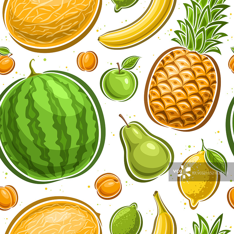 水果无缝图案图片素材