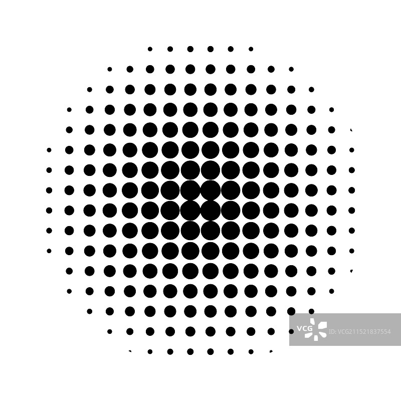 半色调点渐变圆形背景图片素材
