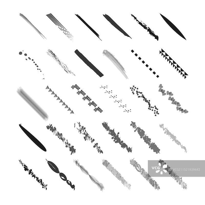 动感笔触艺术设计图片素材