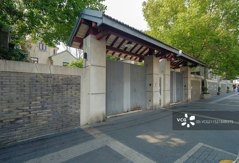 江苏省南京江苏路23号民国建筑薛岳公馆旧址图片素材