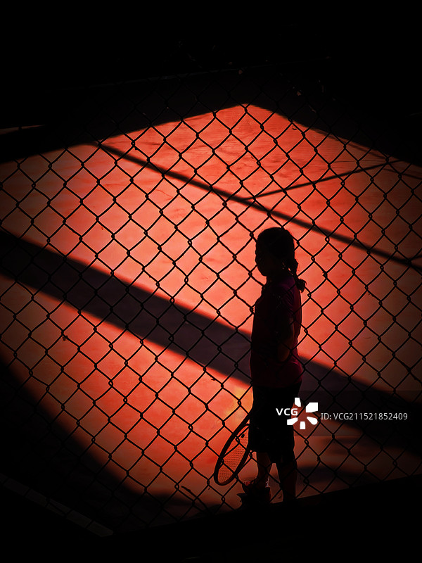 网球馆剪影图片素材