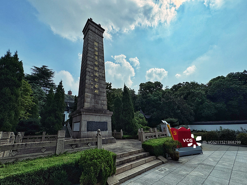 澄西烈士碑图片素材