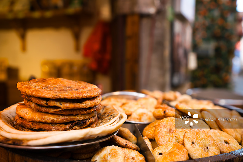 黄山蟹壳黄烧饼图片素材