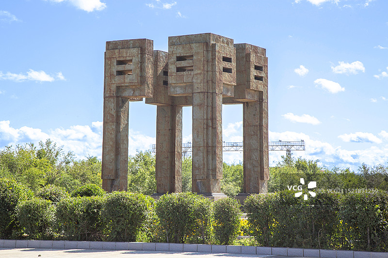 内蒙古锡林郭勒盟“二连浩特国门”景区图片素材