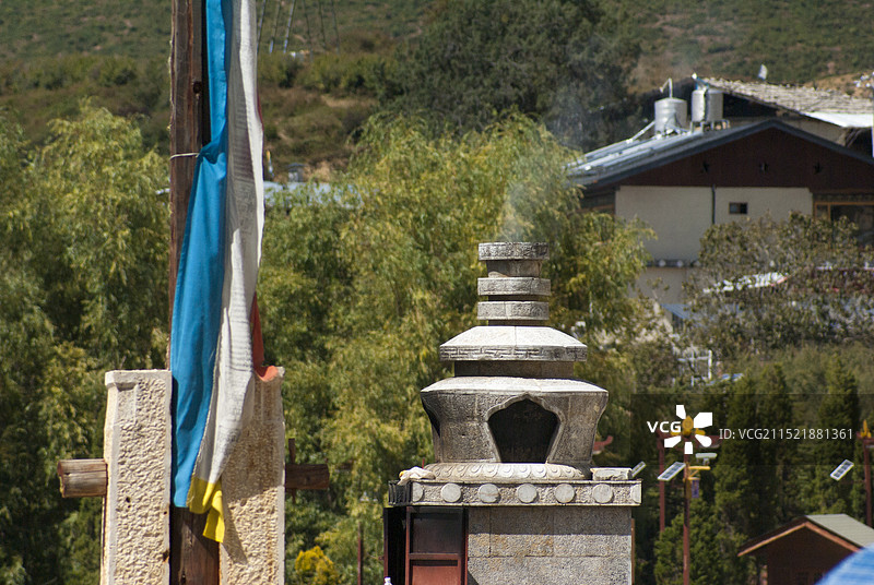 迪庆香格里拉松赞林景区图片素材