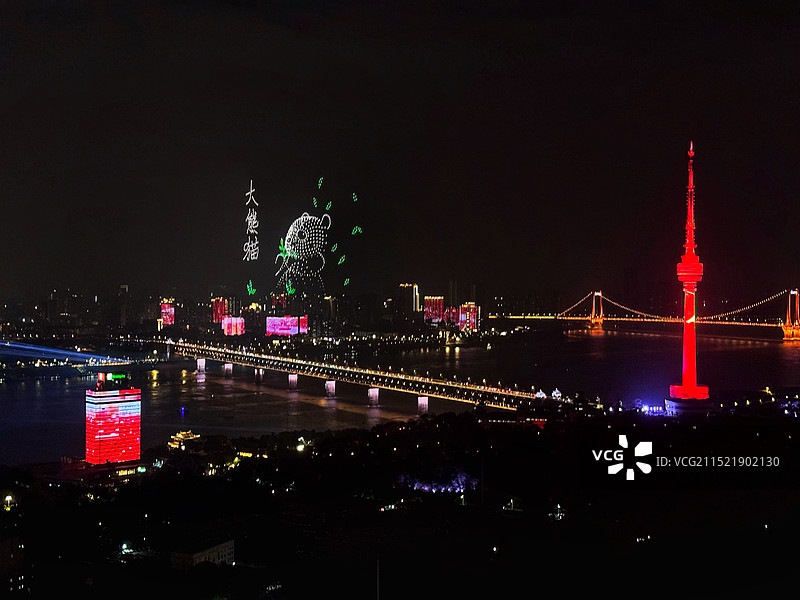 大熊猫来武汉啦图片素材