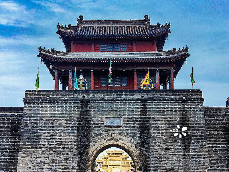 兴城古城的古老牌楼图片素材