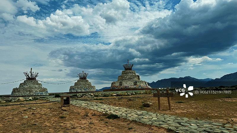 阿拉善左旗贺兰山广宗寺景区图片素材