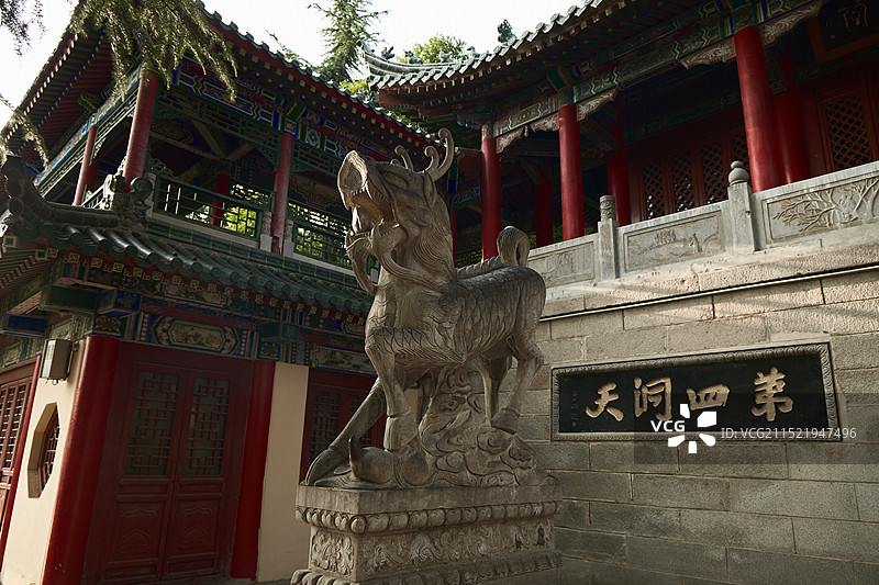 陕西旅游五岳天险西岳华山图片素材