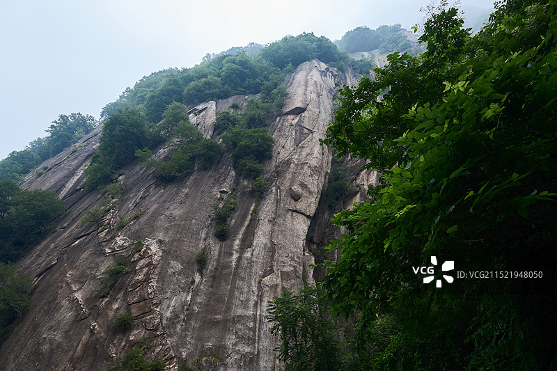 陕西旅游五岳天险西岳华山图片素材