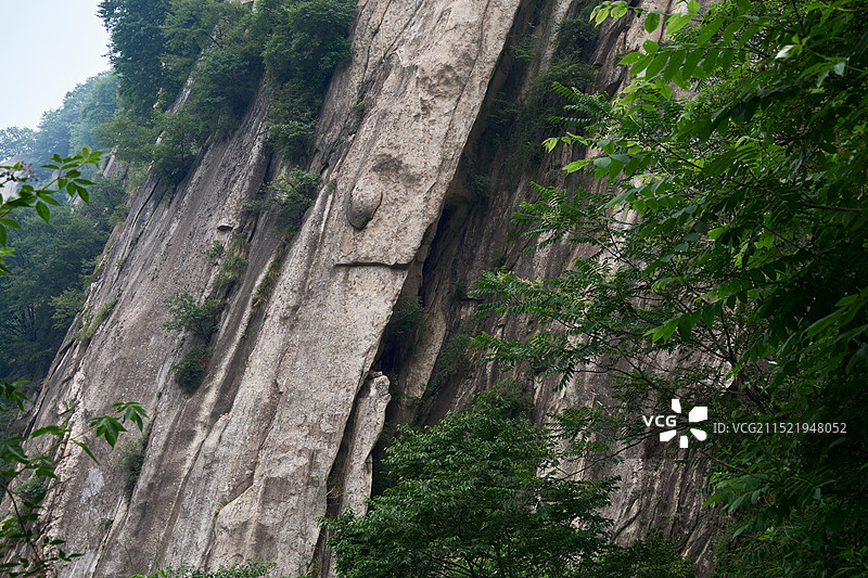 陕西旅游五岳天险西岳华山图片素材