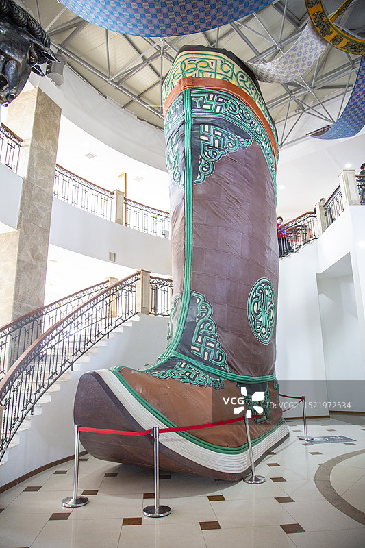 蒙古国乌兰巴托草原“成吉思汗雕像”图片素材