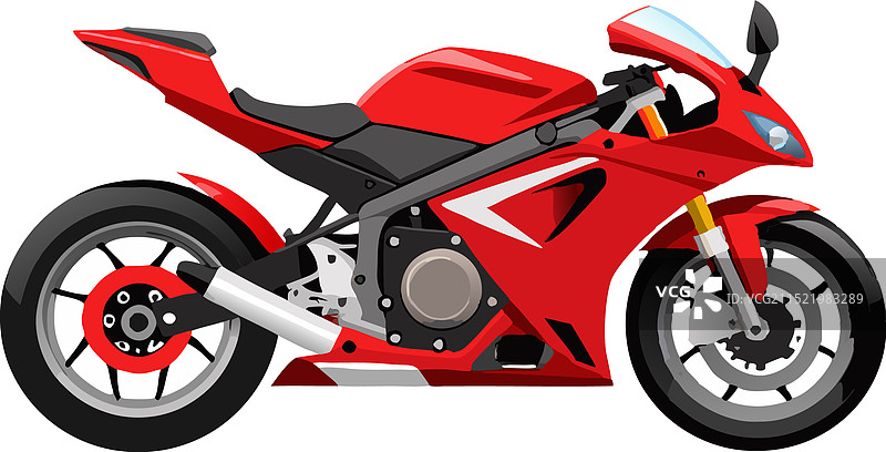 突出的红色赛车图片素材