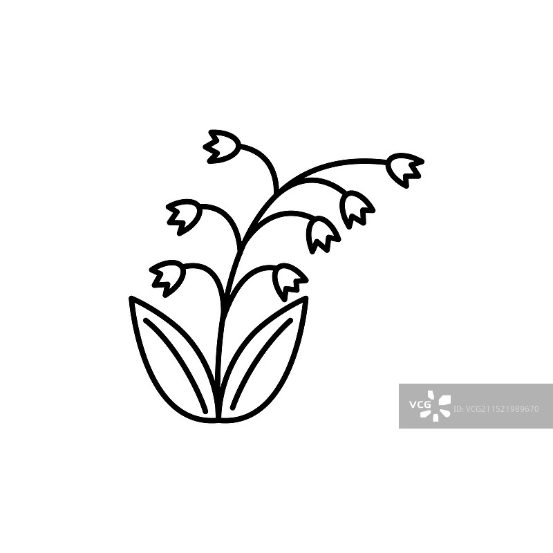 铃兰图标集图片素材