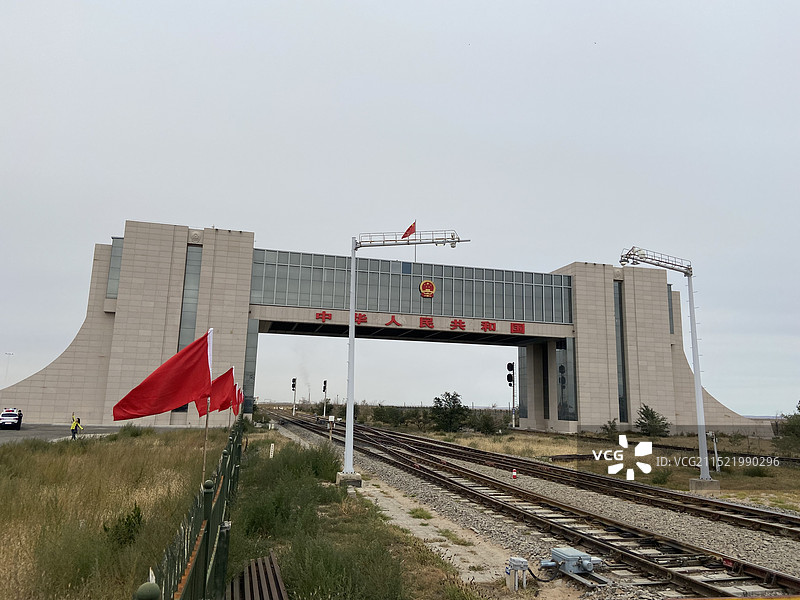 锡林郭勒盟二连浩特市国门旅游景区图片素材