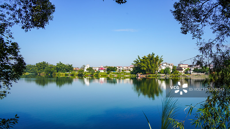 韶关浈江区沙园渡口风光图片素材