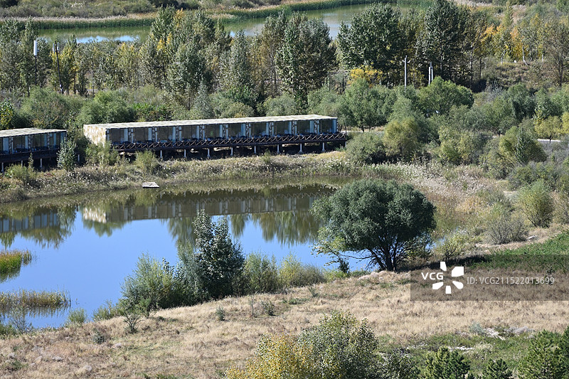 内蒙古赤峰市克什克腾旗-玉龙沙湖图片素材