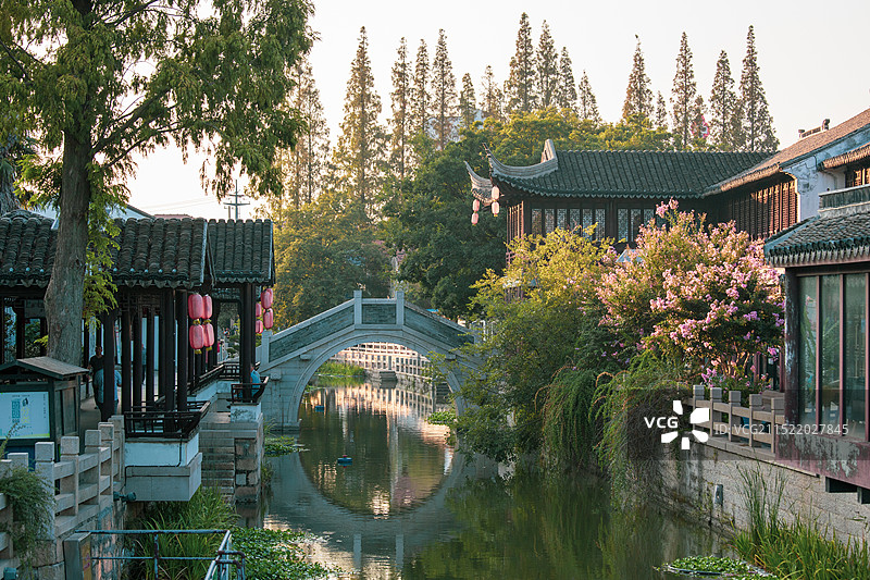 苏州太仓市沙溪古镇景区图片素材