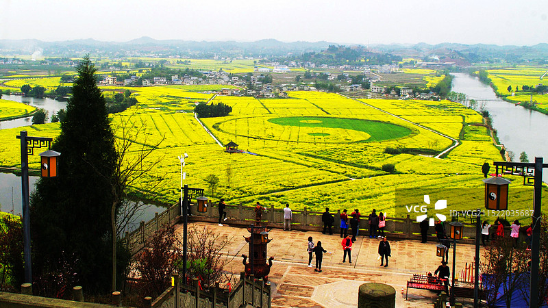 重庆市潼南区陈抟故里景区图片素材
