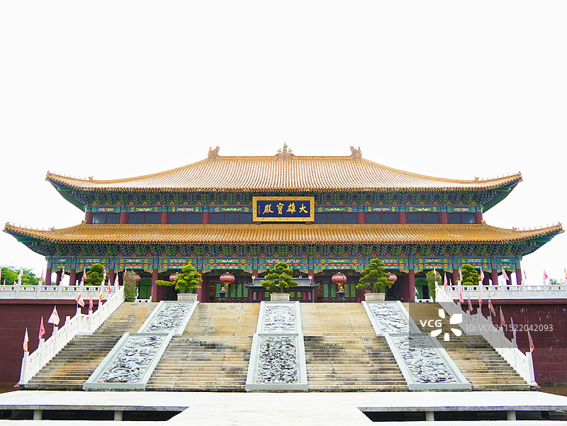 2024年8月 海口灵山寺建筑风光图片素材