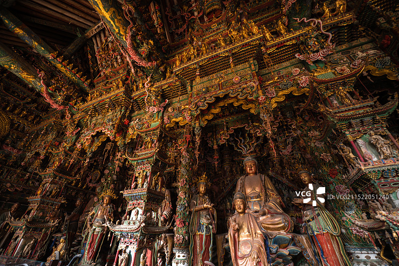 山西临汾小西天（千佛庵）图片素材