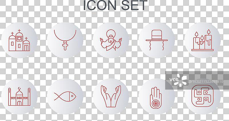 耆那教穆斯林清真寺耶稣基督系列图片素材