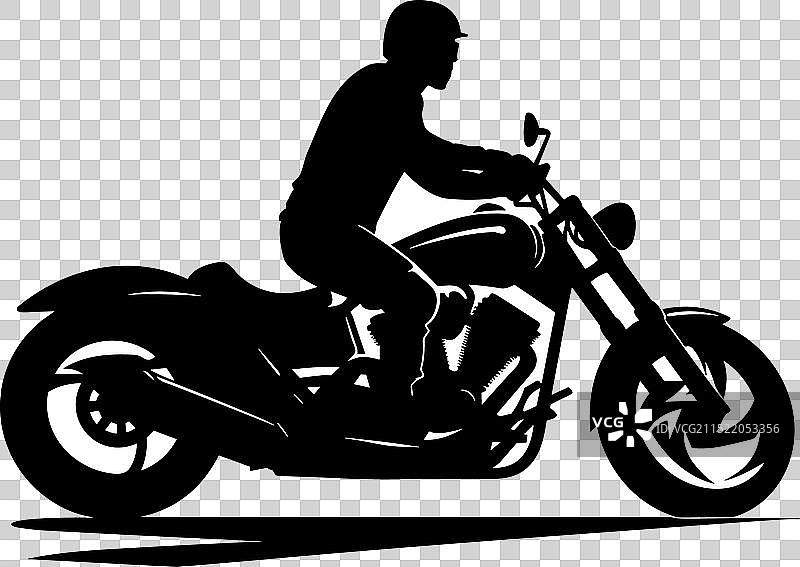 白色背景上的黑色公路自行车图标图片素材