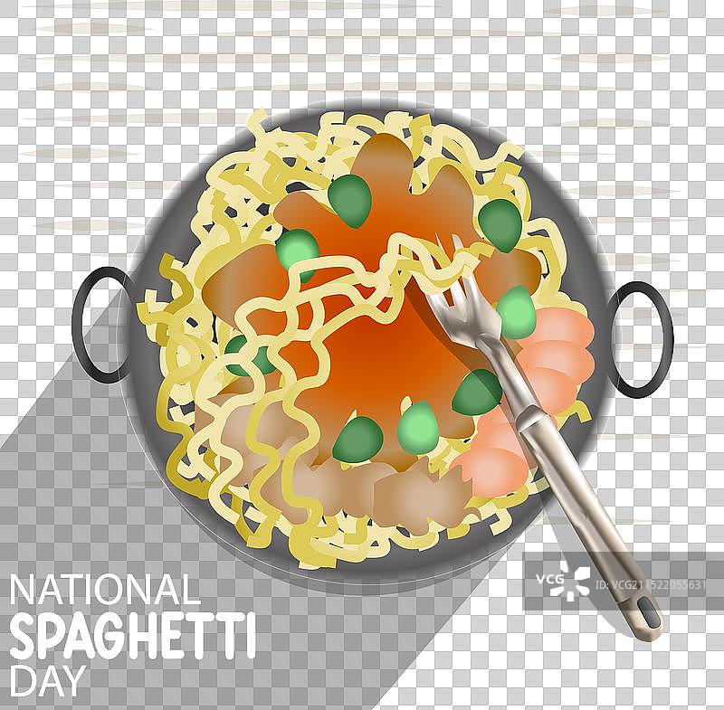 国家意大利面日标志和海报图片素材
