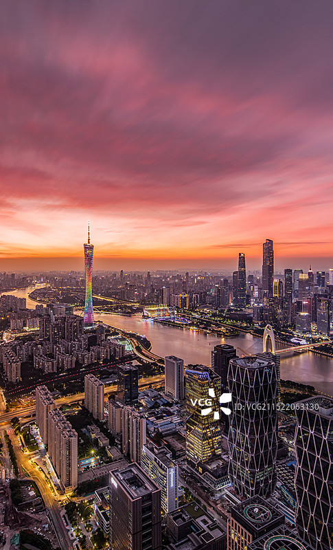 广州市海珠区琶洲金融建筑群图片素材