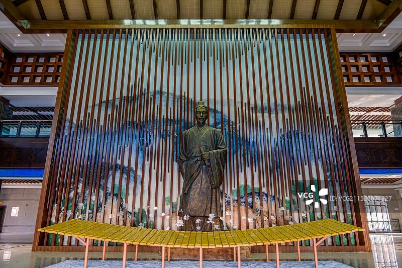 道真博物馆尹珍像图片素材