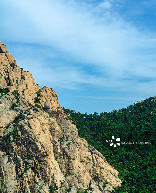青岛崂山仰口风光图片素材