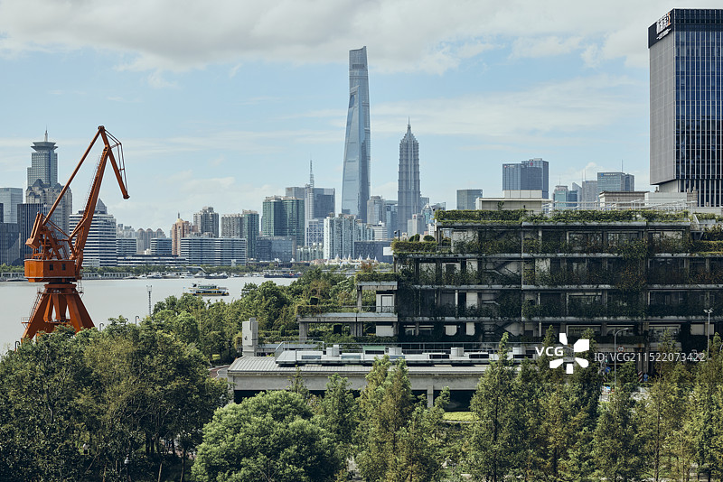 城市的天空图片素材