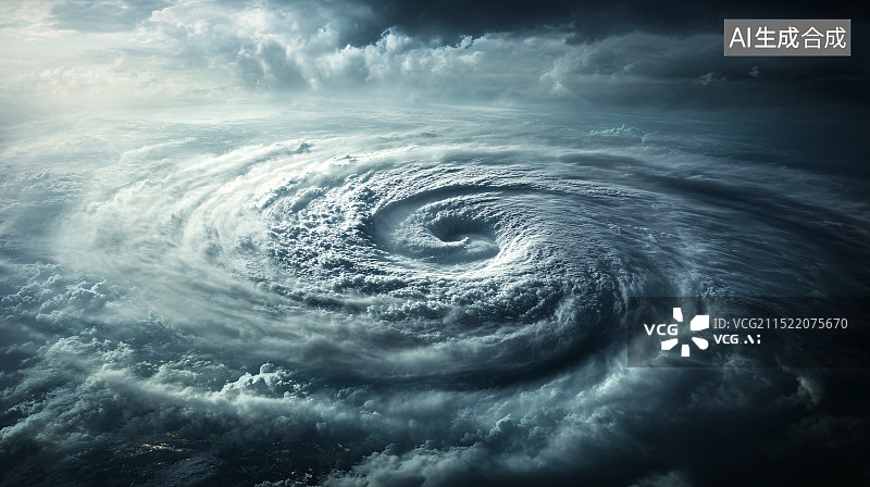 【AI数字艺术】风暴台风背景图片素材