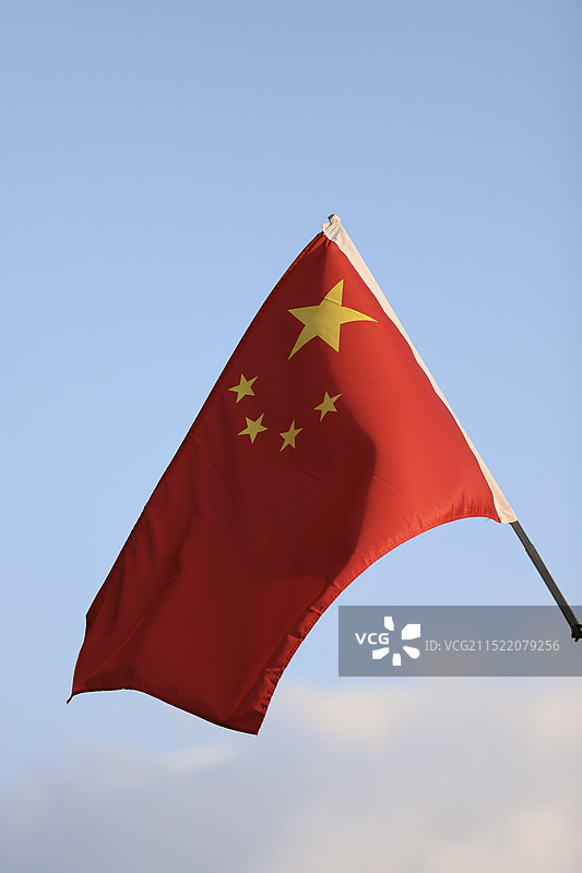 国庆节假期五星红旗飘扬图片素材