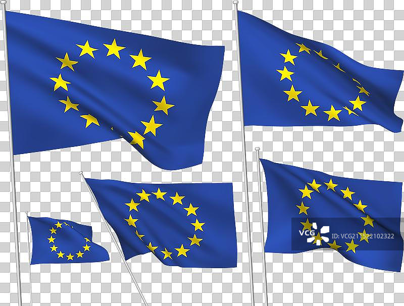 欧盟旗帜图片素材