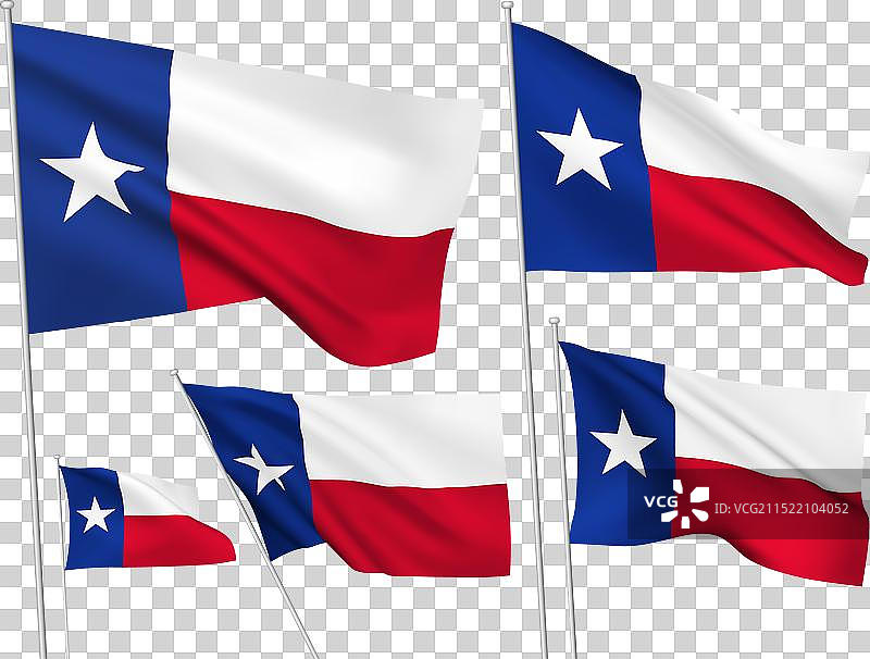 德克萨斯州州旗图片素材