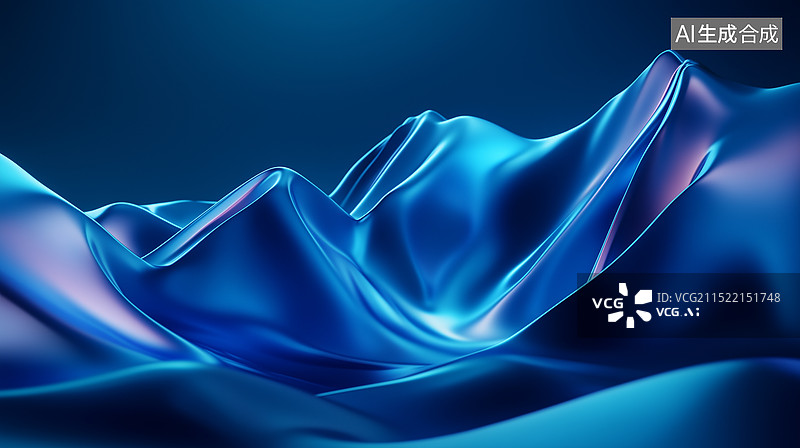 【AI数字艺术】朋克风光泽山脉背景图片素材