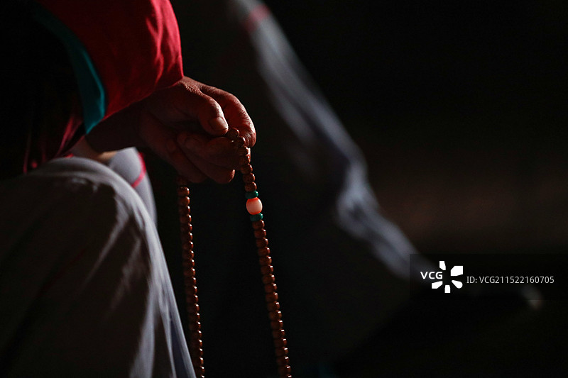 藏民佛珠图片素材
