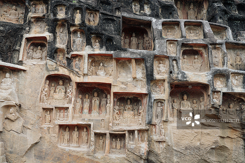 广元千佛崖图片素材